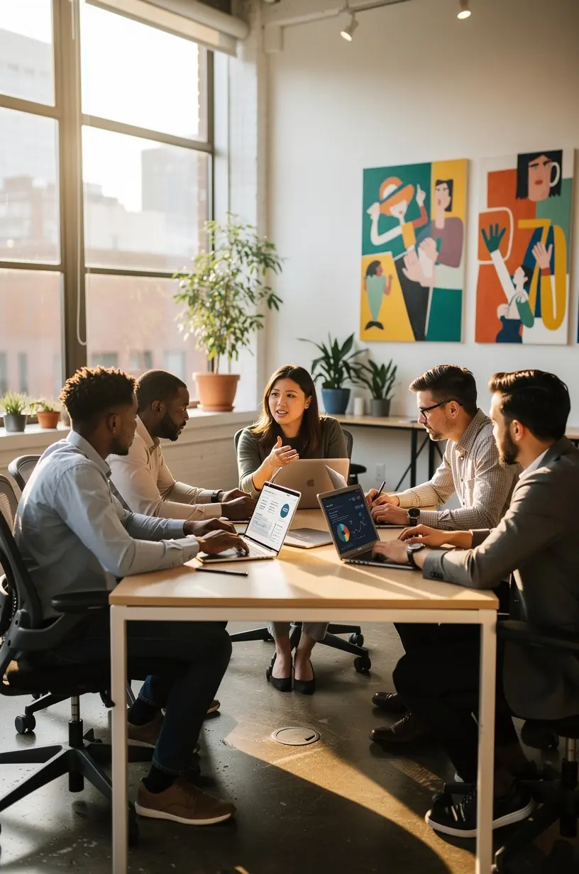 Team collaboration enhanced by automation tools