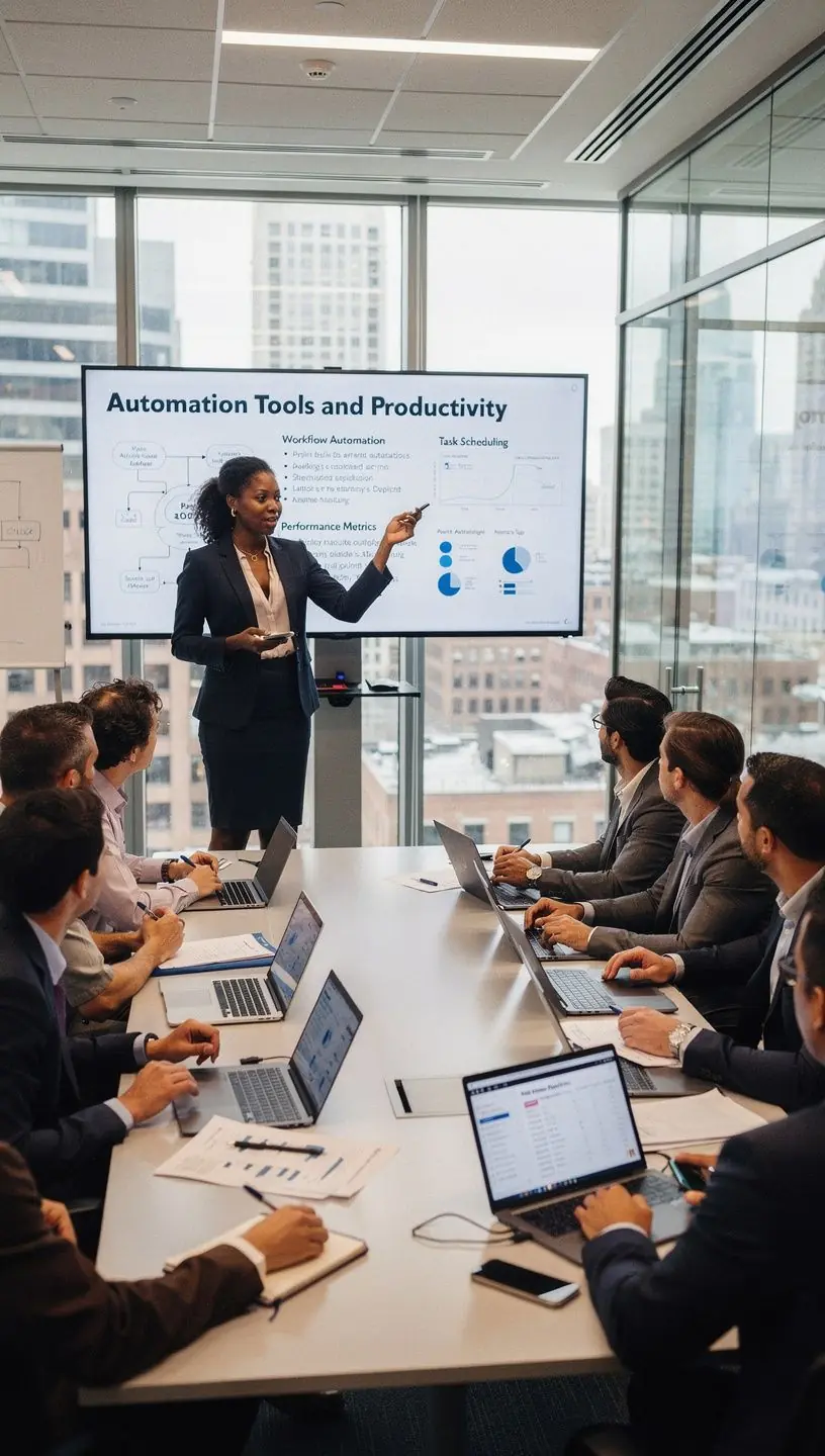 Automated communication tools enhancing workflow efficiency