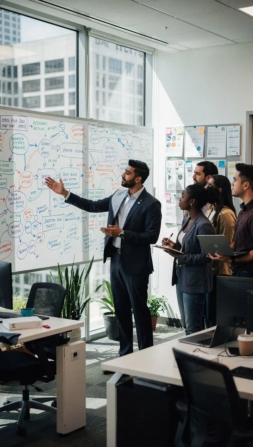 Modern office environment